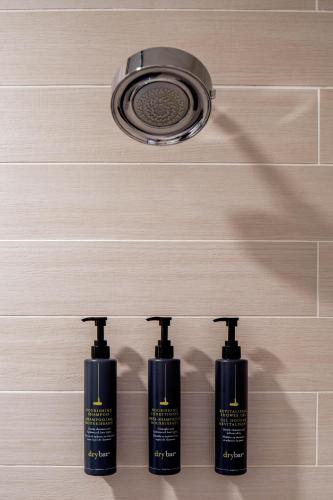 Habitación adaptada para personas con movilidad reducida/discapacidad auditiva con ducha accesible en silla de ruedas - Cama extragrande del hotel Aloft Long Island City-manhattan View. Foto 3