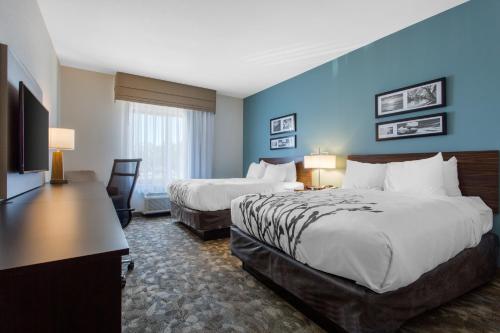 Habitación con 2 camas grandes - Adaptada para personas con movilidad reducida - No fumadores del hotel Sleep Inn & Suites Middletown - Goshen