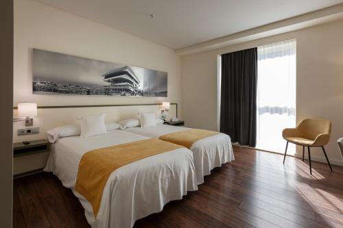Habitación Doble - 1 o 2 camas del hotel Primus Valencia. Foto 3