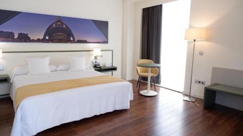 Habitación Familiar con terraza del hotel Primus Valencia