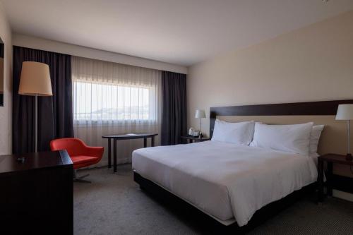 Habitación Clásica con cama extragrande del hotel Hilton Garden Inn Marseille Provence Airport. Foto 1