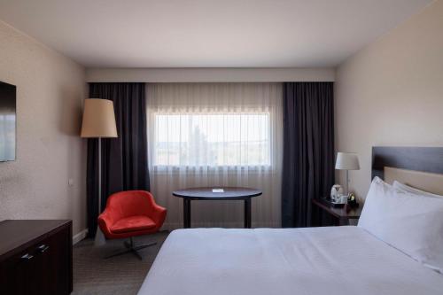 Habitación Clásica con cama extragrande del hotel Hilton Garden Inn Marseille Provence Airport. Foto 2