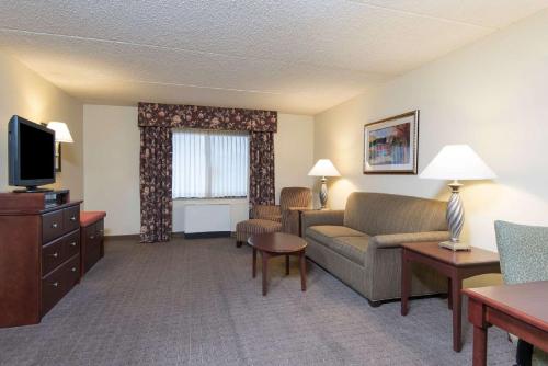 Suite (cama doble extragrande) del hotel Hampton Inn Schenectady Downtown