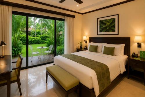 Habitación Superior con 1 cama doble, lado jardín del hotel Mercure Goa Devaaya Resort