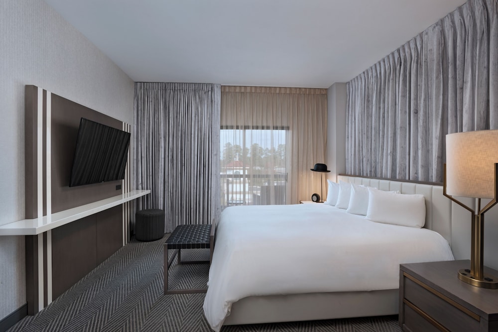 Suite Lux con ducha accesible del hotel Hyatt Centric The Woodlands. Foto 2