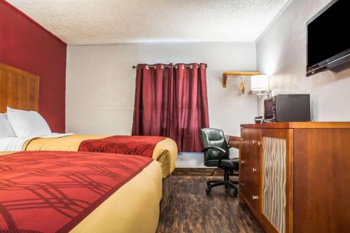 Habitación con 2 camas grandes - No fumadores del hotel Econo Lodge Brockport. Foto 5