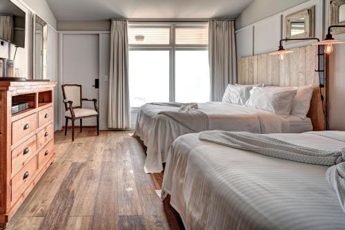 Habitación Doble Superior con 2 camas grandes del hotel The Montauk Beach House. Foto 3