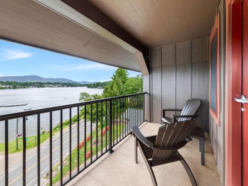 Habitación con 2 camas grandes y balcón - No fumadores del hotel Hampton Inn & Suites Lake Placid