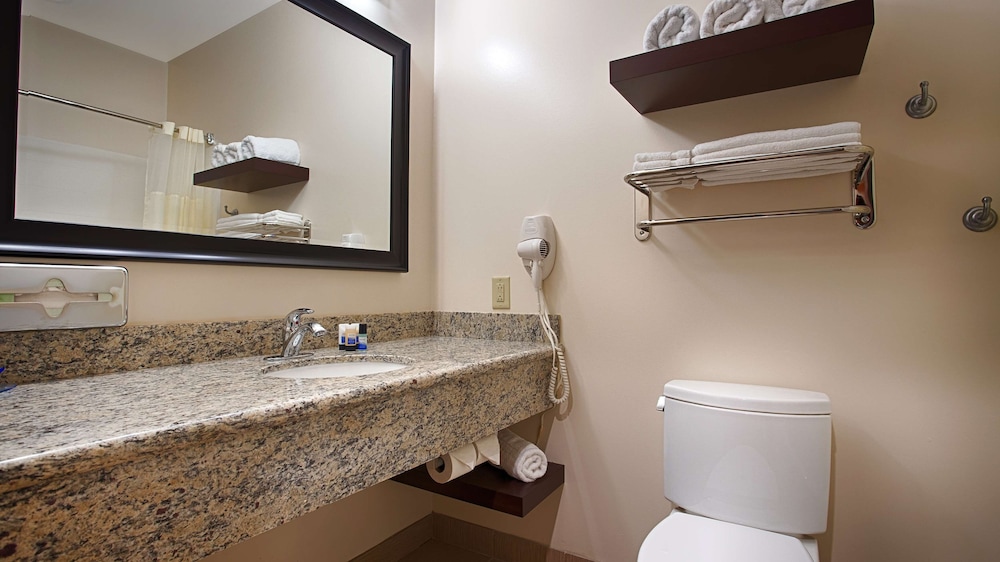 Habitación estándar, 1 cama de matrimonio grande, no fumadores, frigorífico y microondas del hotel Best Western Plus Finger Lakes Inn & Suites. Foto 2