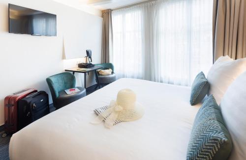 Habitación Doble Estándar del hotel Ibis Styles Amsterdam Central Station. Foto 4