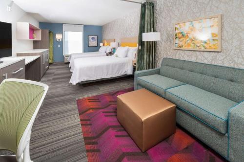Estudio Deluxe con 2 camas dobles - no fumadores del hotel Home2 Suites By Hilton Newark Airport