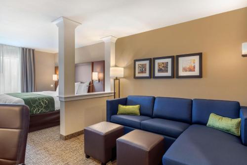 Suite con cama extragrande y sofá cama - No fumadores del hotel Comfort Inn and Suites Schenectady - Scotia