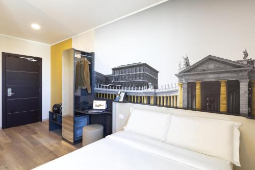 Habitación Doble del hotel B&B Roma Fiumicino Aeroporto Fiera 1. Foto 2