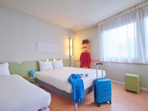 Habitación Doble - 2 camas del hotel Ibis Budget Madrid Calle 30