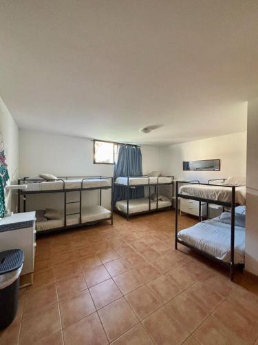 Cama en habitación compartida mixta de 6 camas del hotel La Fresa. Foto 5