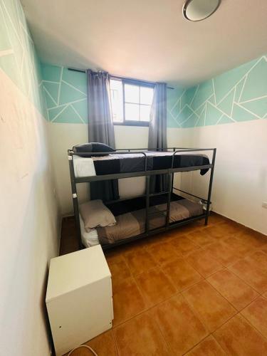 Habitación compartida femenina de 4 camas del hotel La Fresa. Foto 2