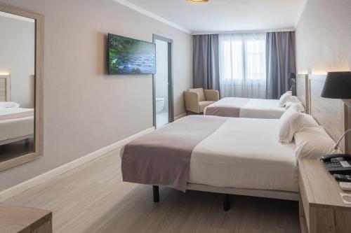 Habitación Doble - 2 camas del hotel Villa De Verín. Foto 10