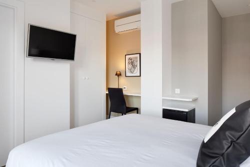 Habitación doble con balcón del hotel Flysch