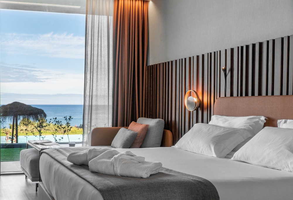 Habitación individual, 1 cama de matrimonio grande, vistas al mar del hotel Verde Mar and Spa