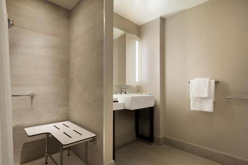 Habitación con 1 cama extragrande, ducha 3X3 y vistas a la ciudad - Adaptada para personas con movilidad reducida del hotel Embassy Suites By Hilton New York Manhattan Times Square. Foto 3