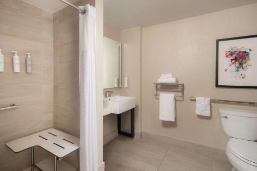 Habitación con 1 cama extragrande, ducha 3X3 y vistas a la ciudad - Adaptada para personas con movilidad reducida del hotel Embassy Suites By Hilton New York Manhattan Times Square. Foto 5