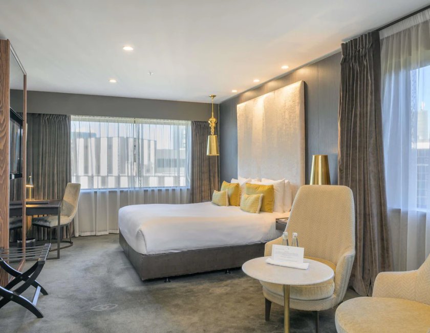 Habitación doble Lujo 1 Cama king Vista ciudad Club Con Vistas del hotel Sofitel Wellington. Foto 6