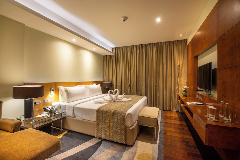 Suite Deluxe del hotel Vivanta Hyderabad, Begumpet. Foto 3