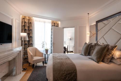 Suite Deluxe del hotel Hôtel Du Collectionneur. Foto 4