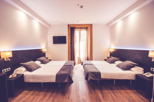 Habitación cuádruple del hotel Marlasca