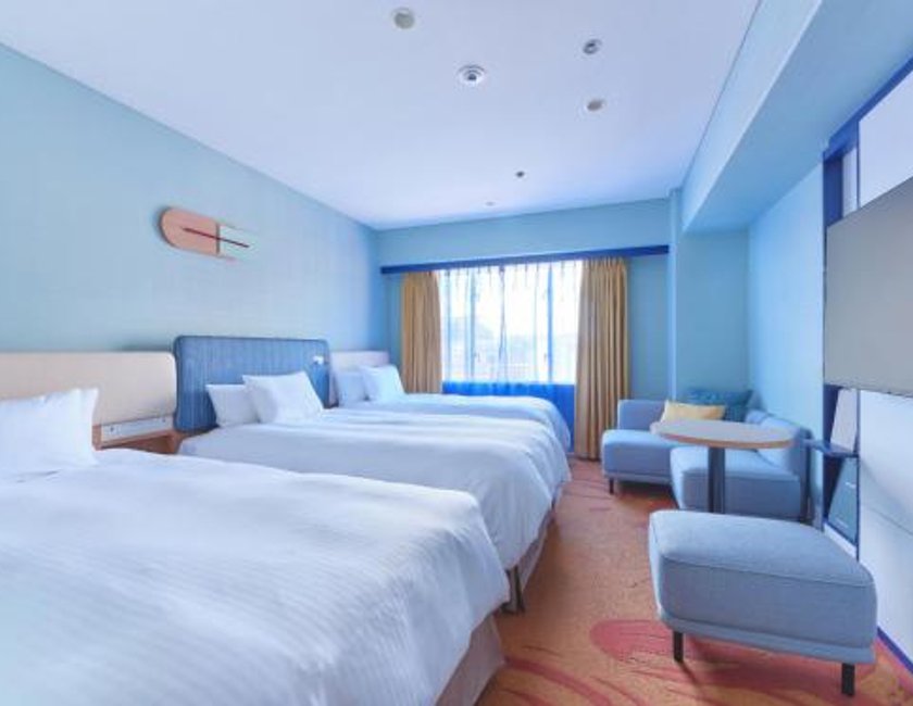 Habitación doble con 2 camas - Planta premium del edificio principal - No fumadores del hotel Miyako Kyoto Hachijo. Foto 10