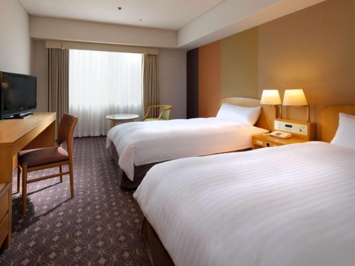 Habitación Doble Estándar - Planta estándar del edificio principal - No fumadores del hotel Miyako Kyoto Hachijo. Foto 1