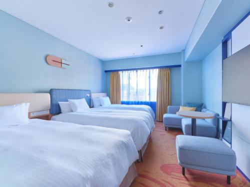 Habitación doble con 2 camas - Planta premium del edificio principal - No fumadores del hotel Miyako Kyoto Hachijo. Foto 10