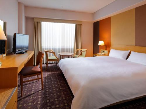 Habitación Doble - Planta estándar del edificio principal - No fumadores del hotel Miyako Kyoto Hachijo. Foto 1