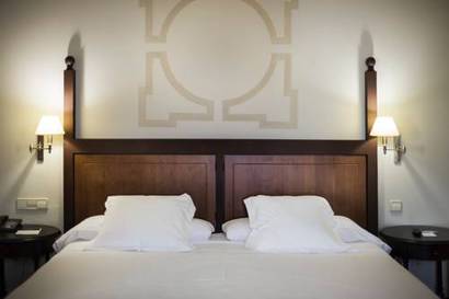 Habitación doble del hotel Parador De Monforte De Lemos