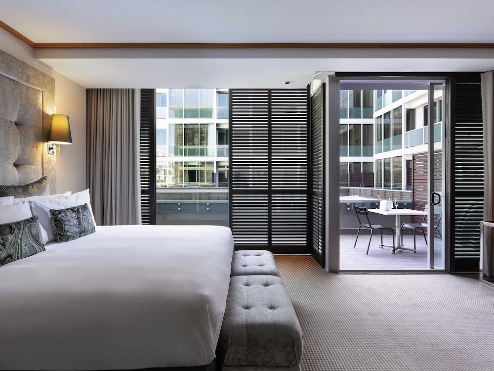 Habitación de Lujo con Balcón, 1 Cama King del hotel Sofitel Auckland Viaduct Harbour