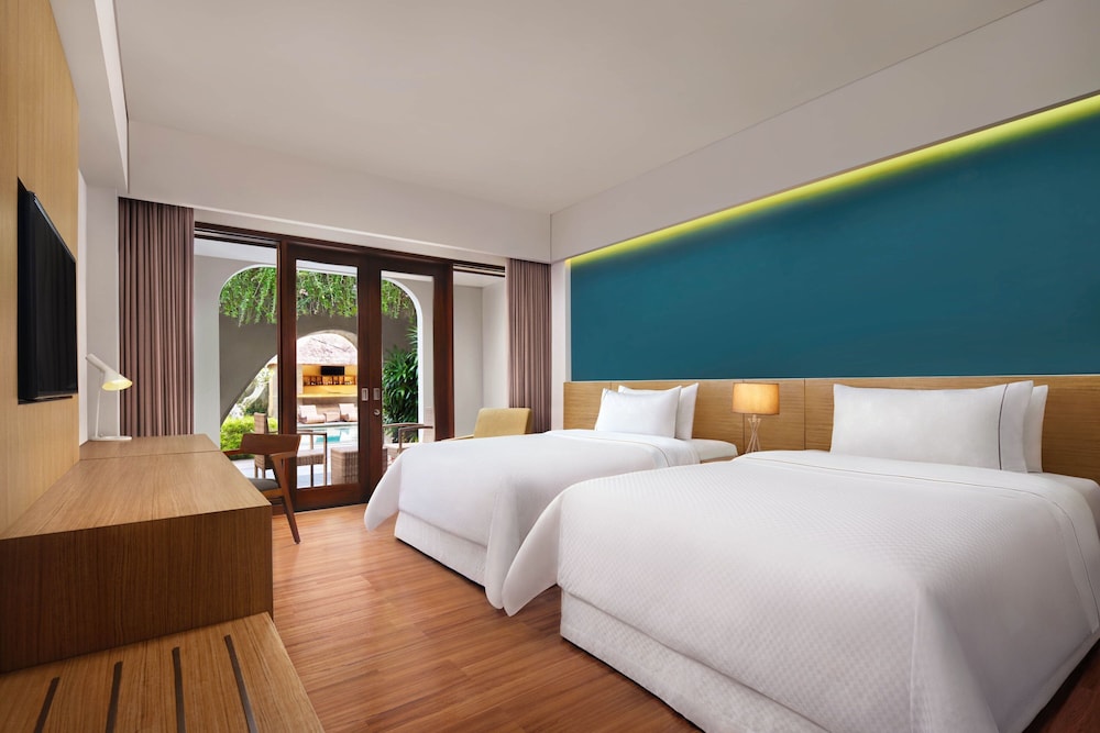 Habitación Deluxe, 2 camas individuales, acceso a la piscina del hotel Element by Marriott Bali Ubud