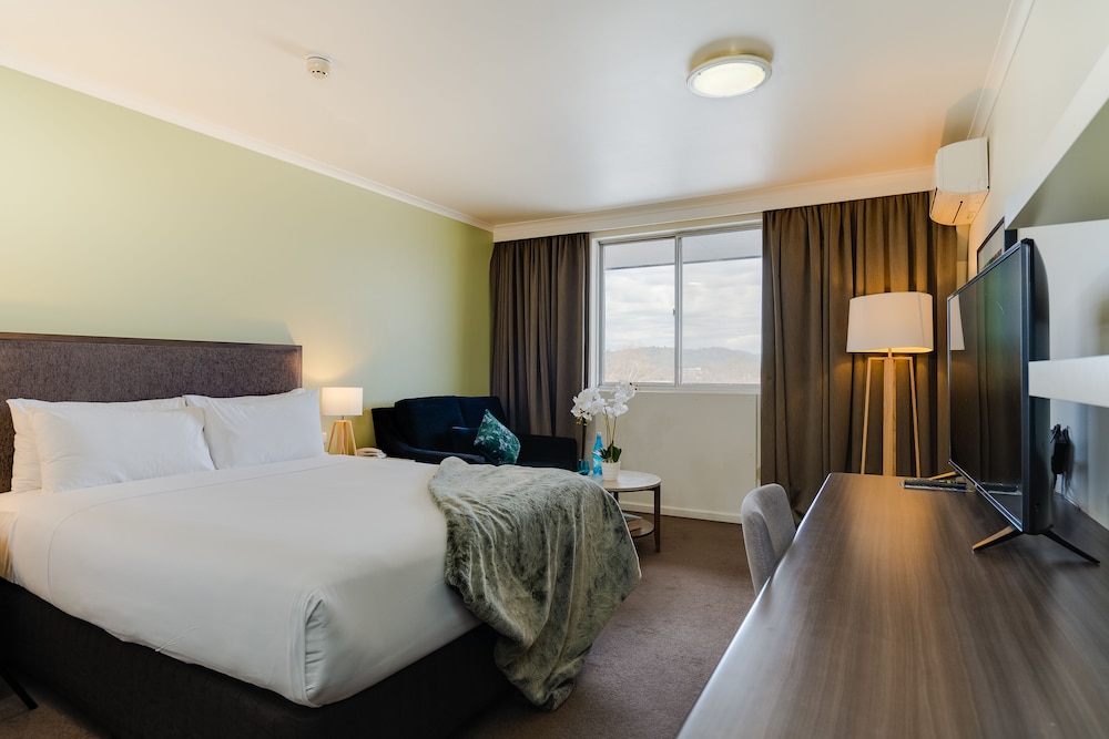 Habitación Superior No Fumadores con 1 Cama Queen del hotel Mercure Albury. Foto 3