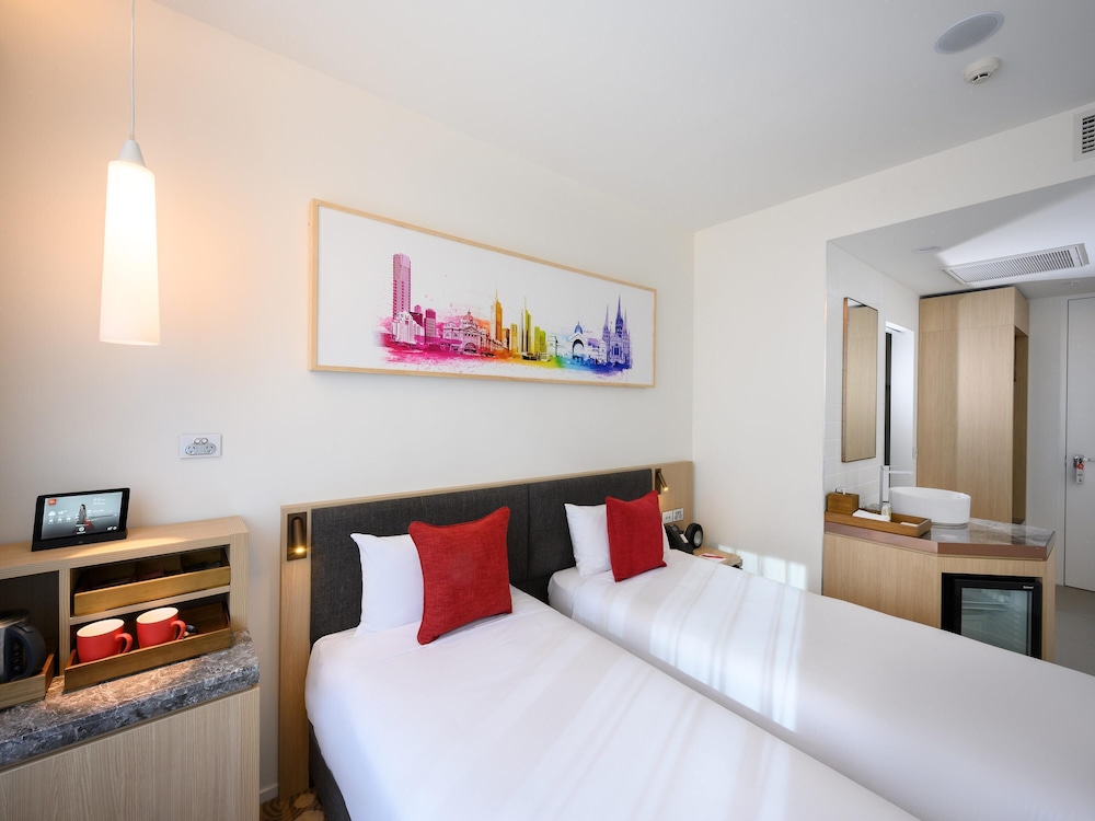 Habitación Superior con 2 Camas Zip del hotel Ibis Melbourne Central. Foto 6
