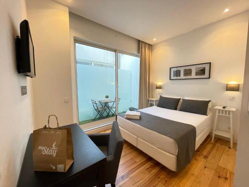 Habitación Doble con Terraza del hotel Mystay Porto Centro. Foto 5
