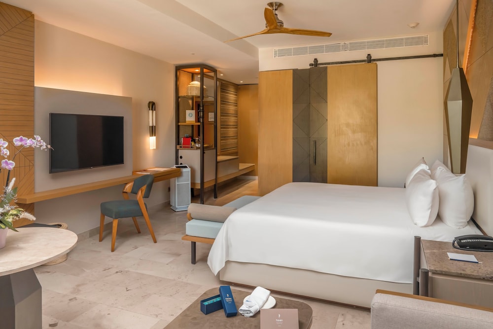 Junior Suite Pure Wellness con vistas parciales al mar del hotel Haven Riviera Cancun - All Inclusive - Adults Only