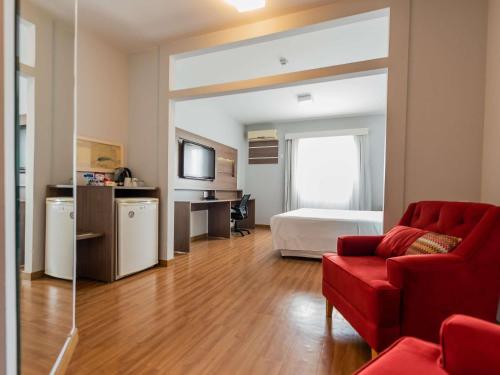 Superior Apartment with One King Bed del hotel Ibis Styles Campinas Alphaville. Foto 2