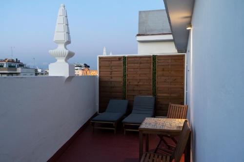 Habitación Doble con terraza del hotel Petit Palace Puerta de Triana. Foto 2