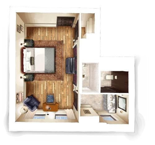 Atrium Studio (Mobility/Hearing Accessible) del hotel THE NED NOMAD. Foto 2