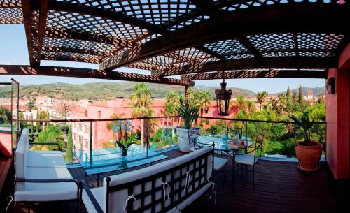 Suite Principal con bañera de hidromasaje del hotel Blancafort Spa Termal. Foto 3