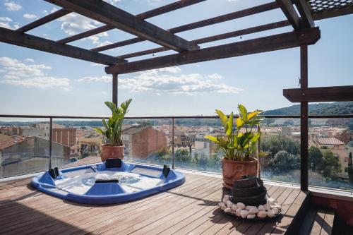 Suite Principal con bañera de hidromasaje del hotel Blancafort Spa Termal. Foto 4