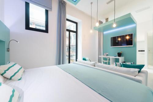 Suite con balcón del hotel Hd Acuario Lifestyle