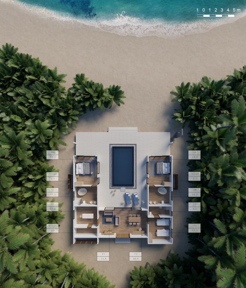 Residencia en la playa con piscina de cuatro dormitorios del hotel Kuredhivaru Resort and Spa Maldives. Foto 4