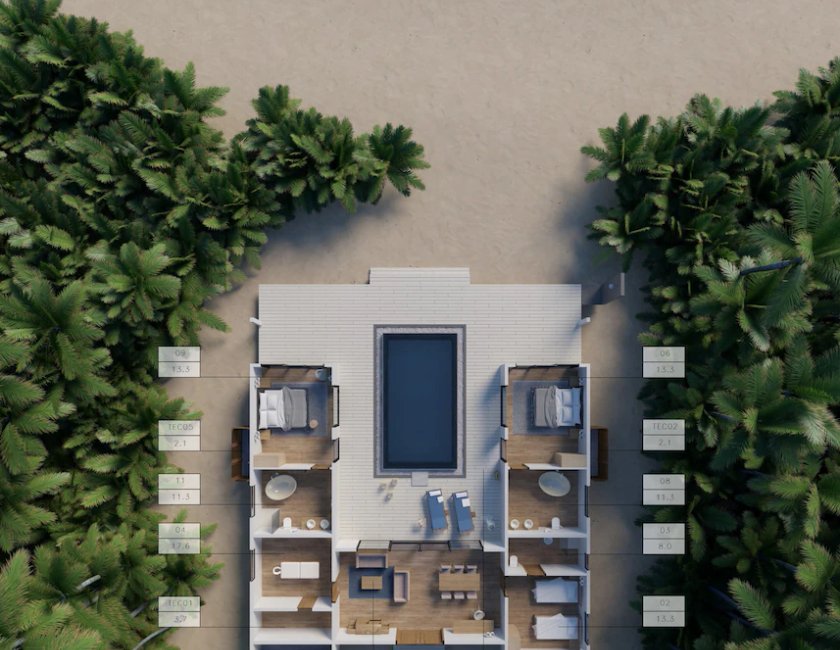 Casa Vista Mar 4 habitaciones 1 Cama queen Familiar Con Vistas Beach piscina del hotel Kuredhivaru Resort and Spa Maldives. Foto 4