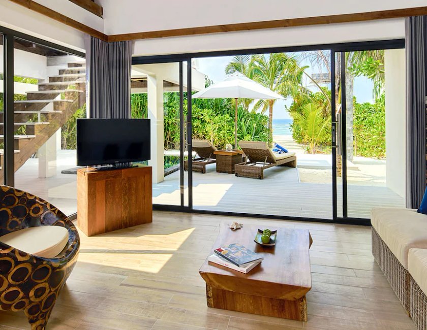 Villa Vista Mar Lujo 1 Cama king Acceso Piscina Con Vistas Beach piscina del hotel Kuredhivaru Resort and Spa Maldives. Foto 6