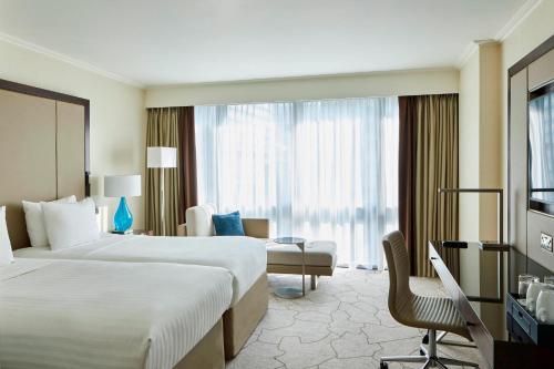 Habitación Deluxe Twin - 2 camas individuales del hotel London Marriott Canary Wharf